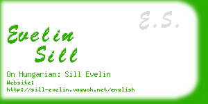 evelin sill business card